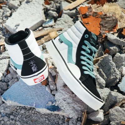 A primeira coleção colaborativa da skatista com a Vans foi inspirada no estado norte-americano da Flórida e em seu estilo de skate fluido