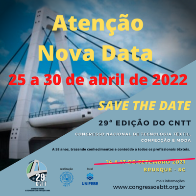 Nova data para o 29º CNTT