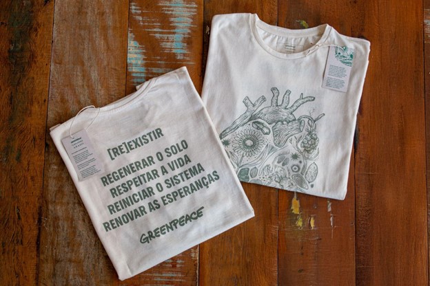 Greenpeace Brasil celebra 33 anos com parceria que une moda, ativismo e agroecologia