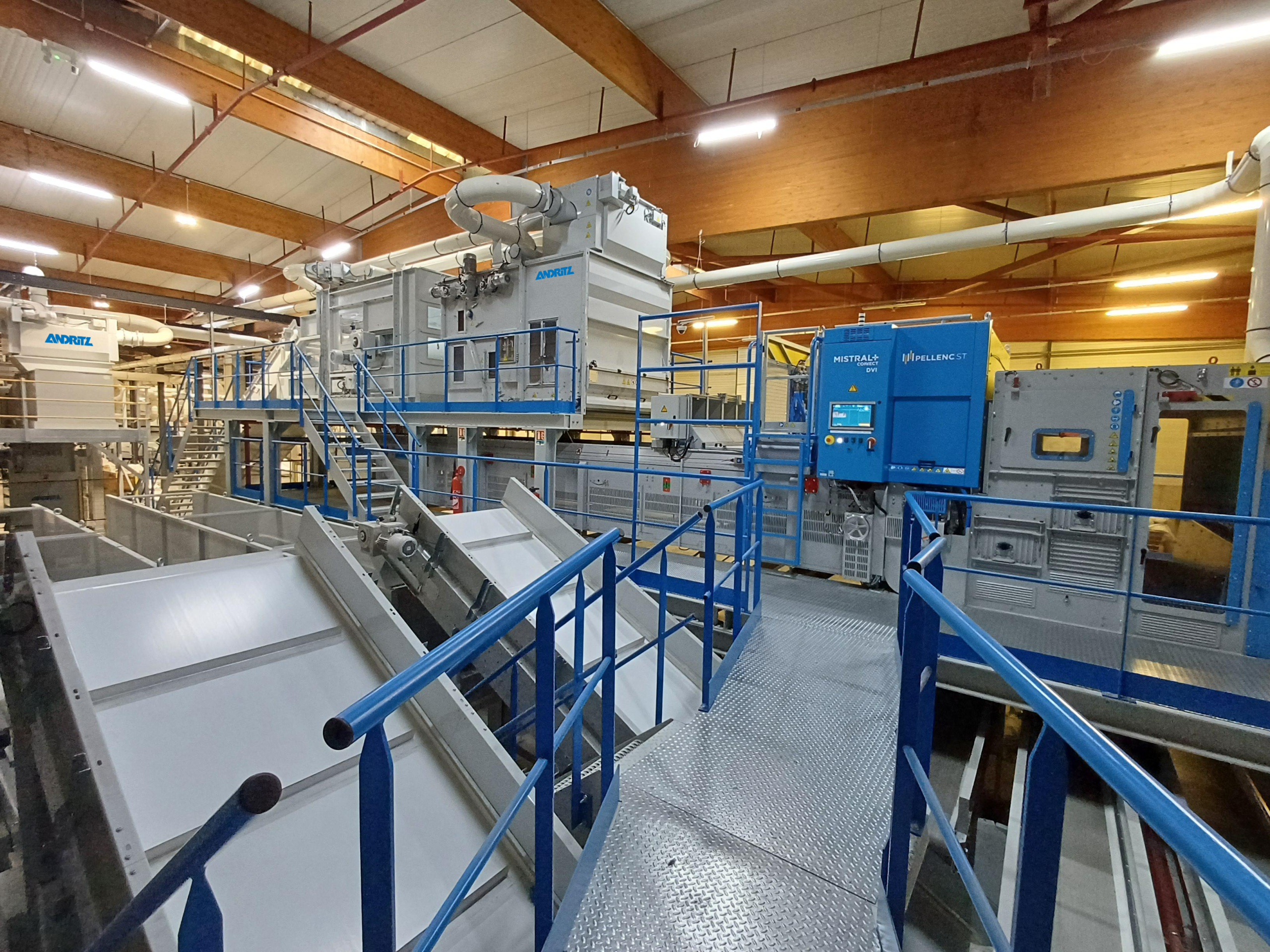 ANDRITZ automated sorting line at NFT