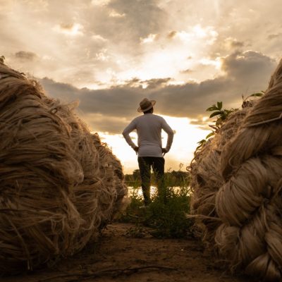Fibras naturais da Amazônia produzidas pela Castanhal chegam ao tapete vermelho do Oscar em vestido usado por Alice Carvalho